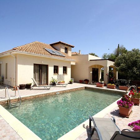 Amathousia Villa With Private Pool And Sea View Pissouri Exterior photo