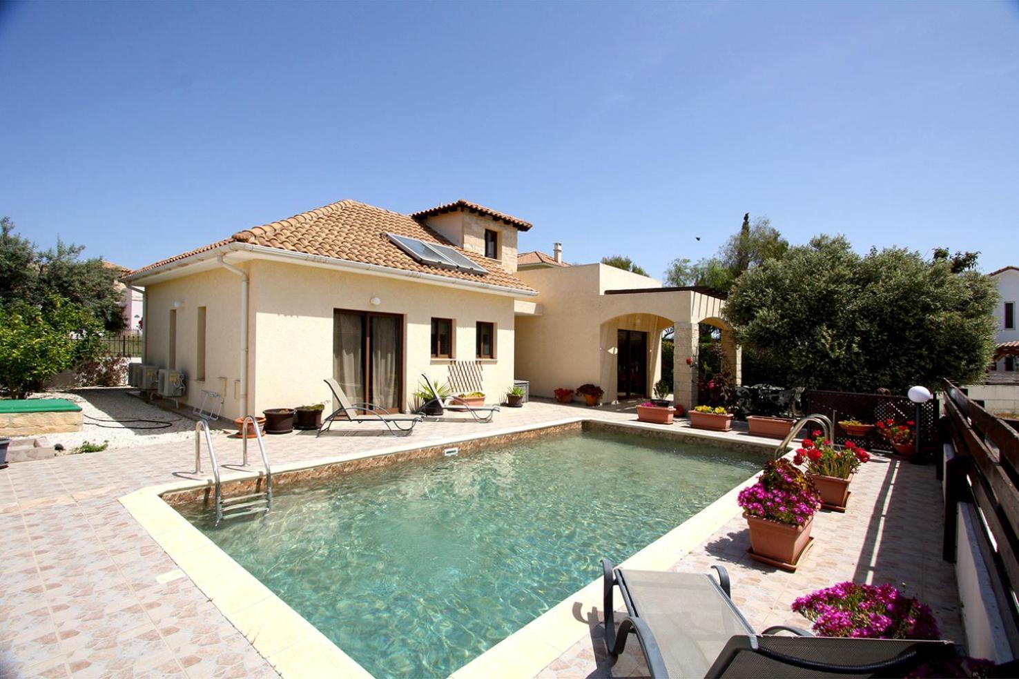 Amathousia Villa With Private Pool And Sea View Pissouri Exterior photo